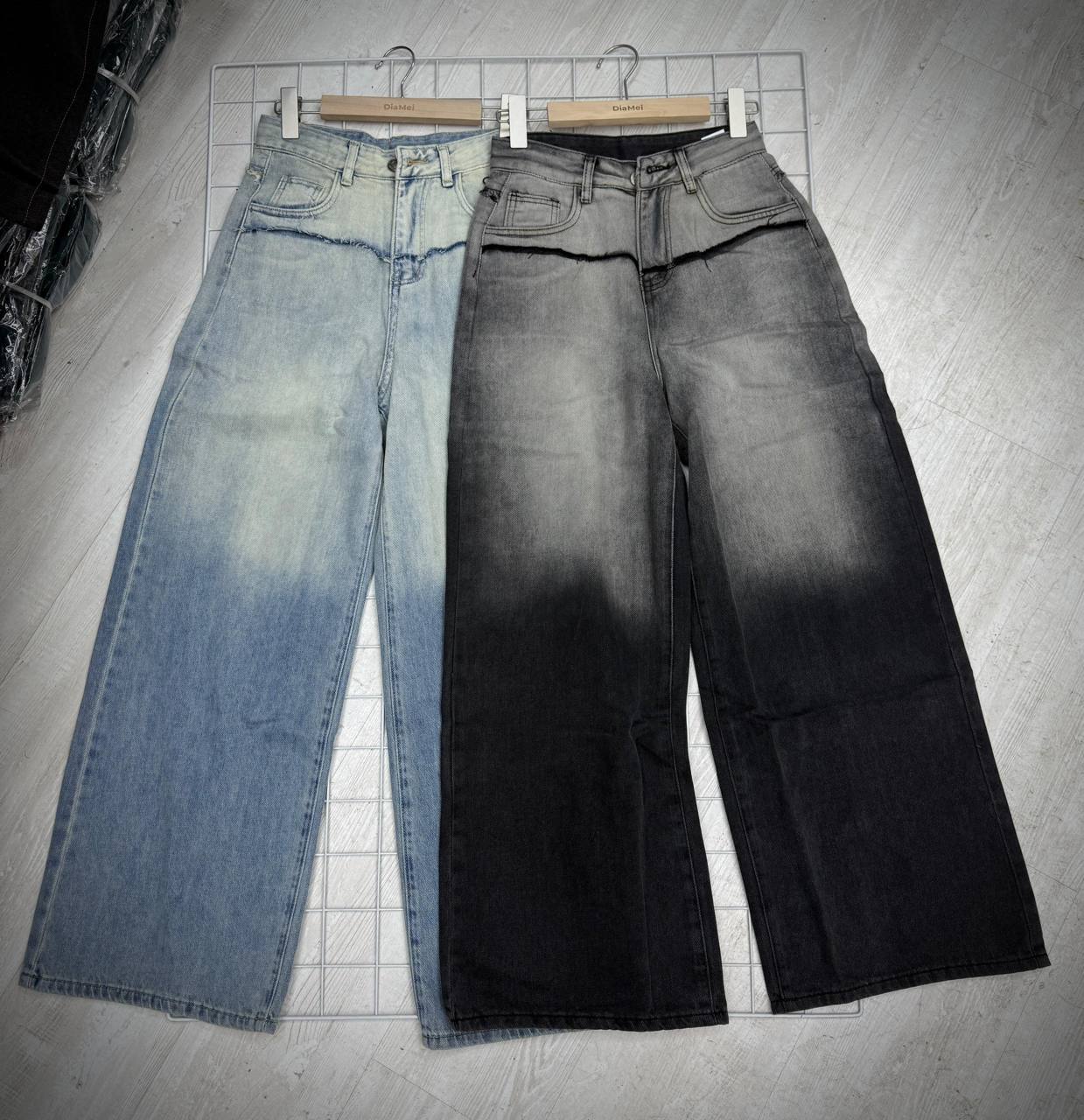 🌟 Джинсы с эффектом градиента